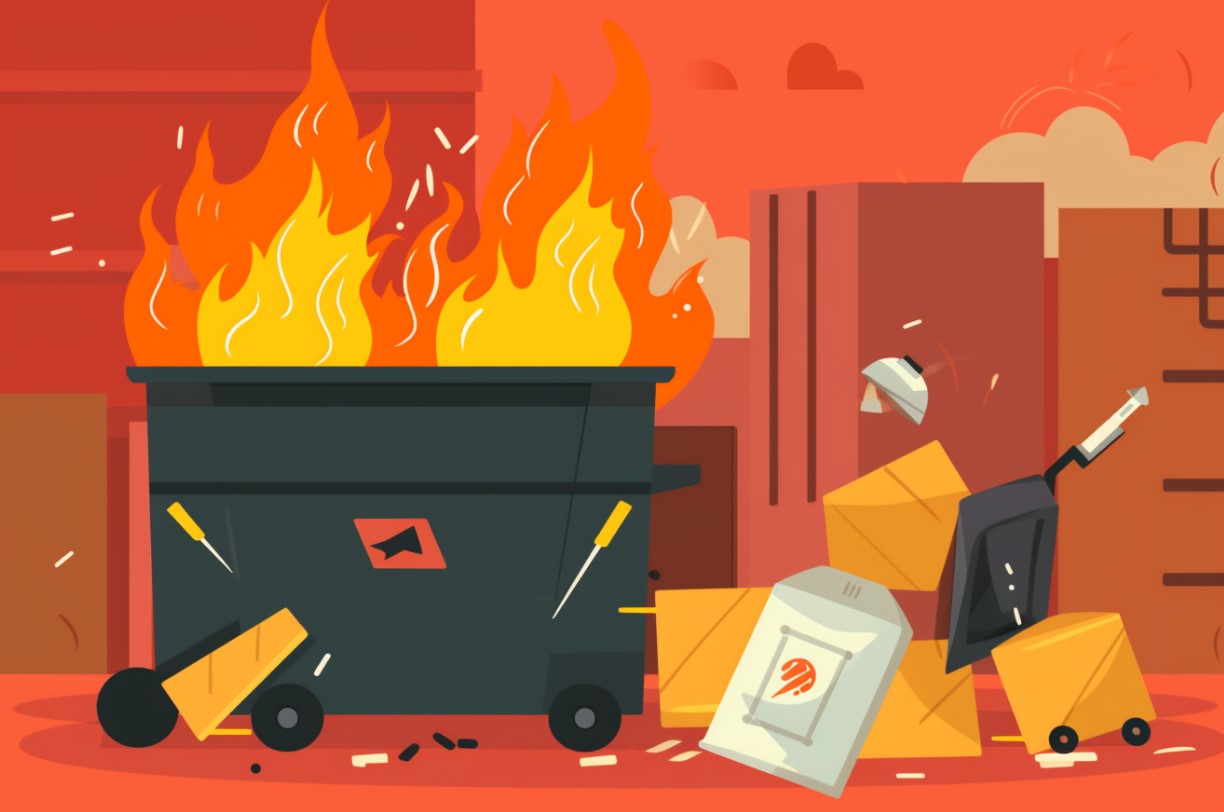 Dumpster Fires Causes & Prevention Strategies The Dumpster Rental Guys